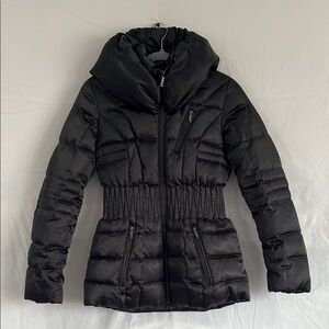 Laundry By Shelli Segal Black Quilted Puffer Jacket